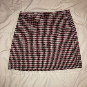 F21 Plaid Mini Skirt